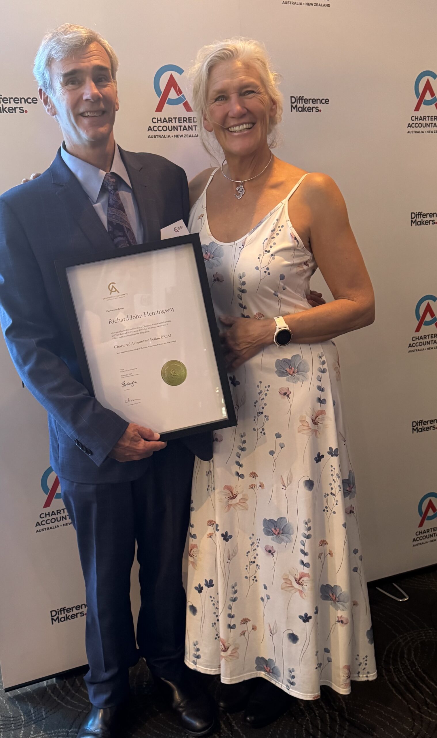 Richard Hemingway Fellow ANZFCA 